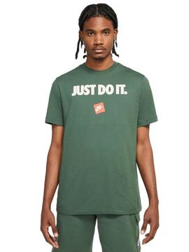 Camiseta Nike Verde Hombre