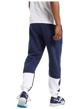 Pantalon Reebok Jogger Azul/Blanco Hombre