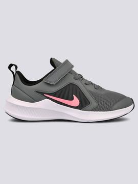 Zapatilla Nike Downshifter Gris/Rosa Niña