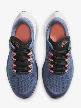 Zapatilla Nike Air Zoom Pegasus Azul/Coral Mujer