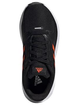 Zapatilla Adidas Runfalcon Negro/Naranja Unisex