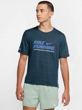 Camiseta Nike Tecnica Marino Jaspeado Hombre