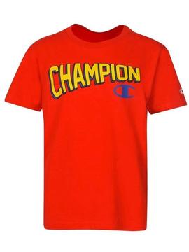Camiseta Champion Rojo Niño