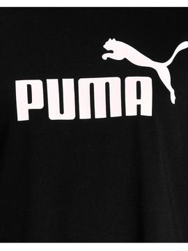 Camiseta Puma Cropped Negro Mujer