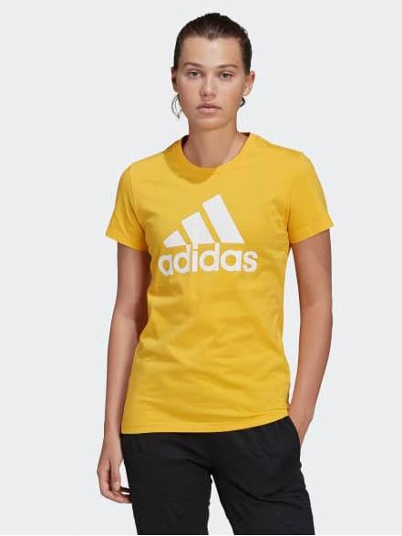 Camiseta amarilla adidas mujer online