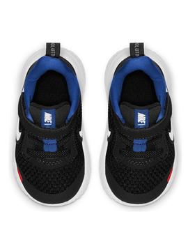 Zapatilla Nike Revolution  Negro/Rojo/Azul Niño
