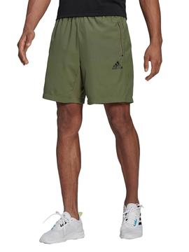 Pantalon Corto Adidas Tecnico Verde Hombre