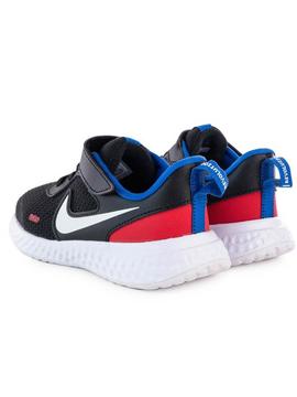 Zapatilla Nike Revolution Negro/Azul Unisex
