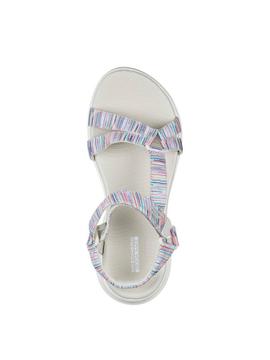 Chancla Skechers ON-THE-GO Bco/Multi Mujer