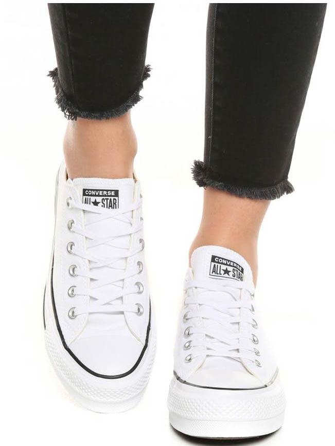 Zapatilla Converse Ctas Eva Lift W Blanco