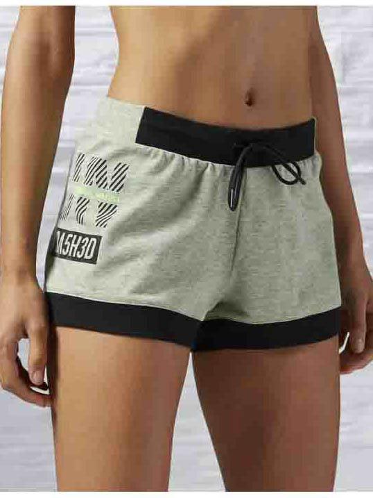 Pantalon Corto Reebok Verde Mujer