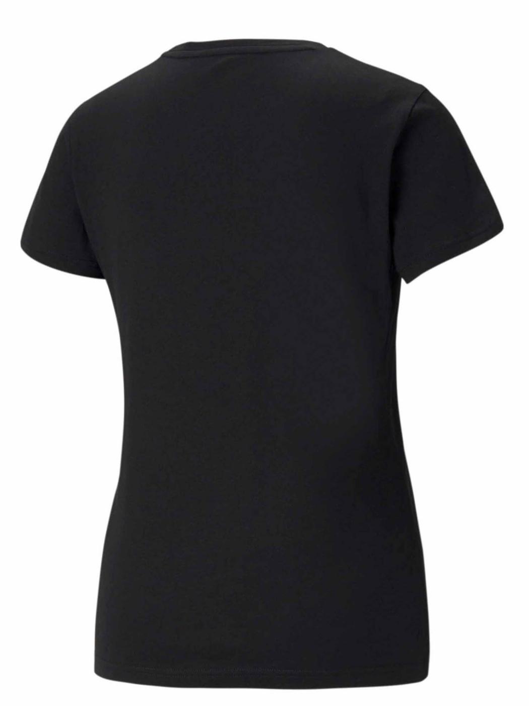 Camiseta Puma Logo Negro/Multi Mujer