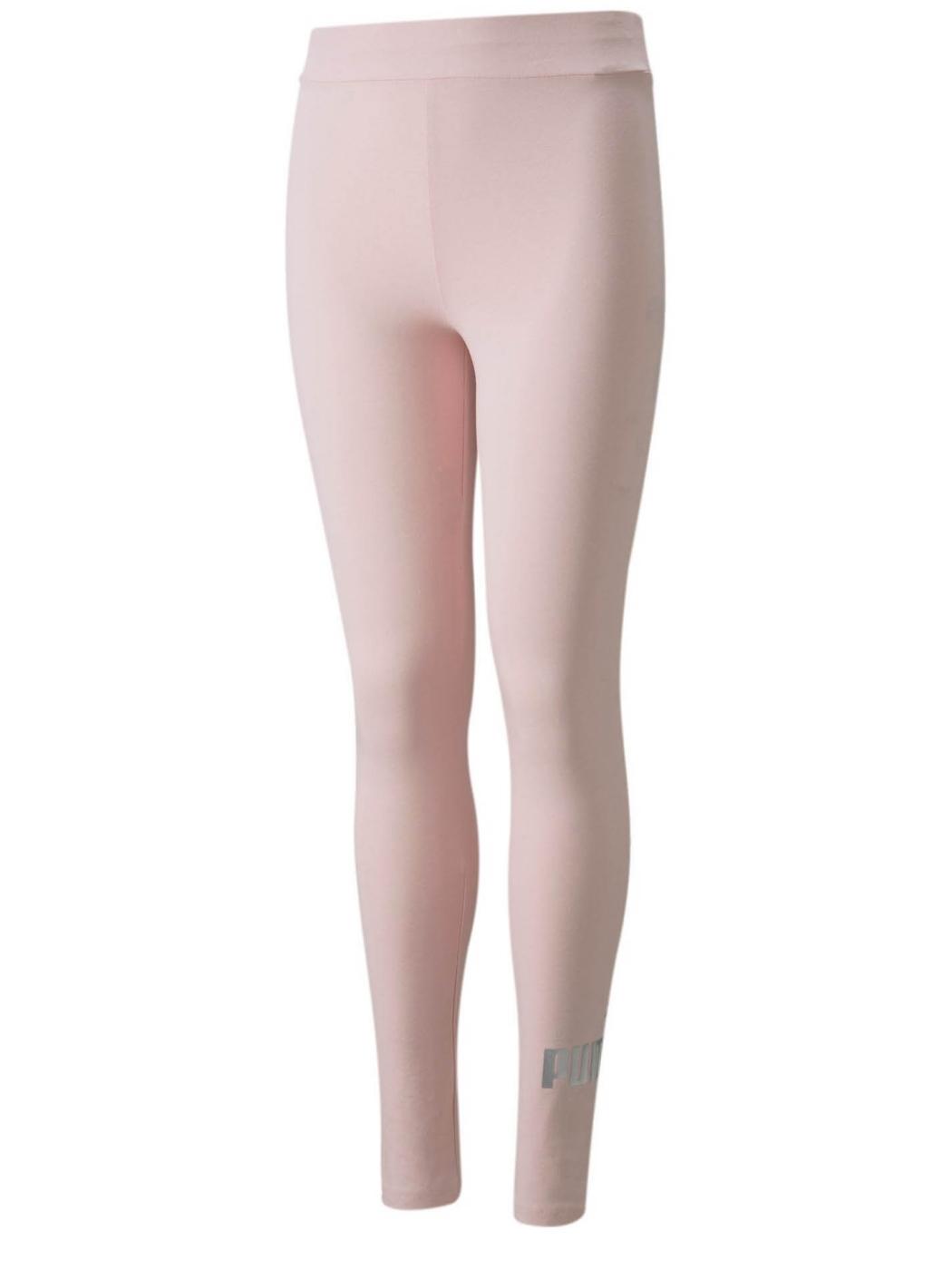 Malla Puma Logo Rosa/Plata Niña
