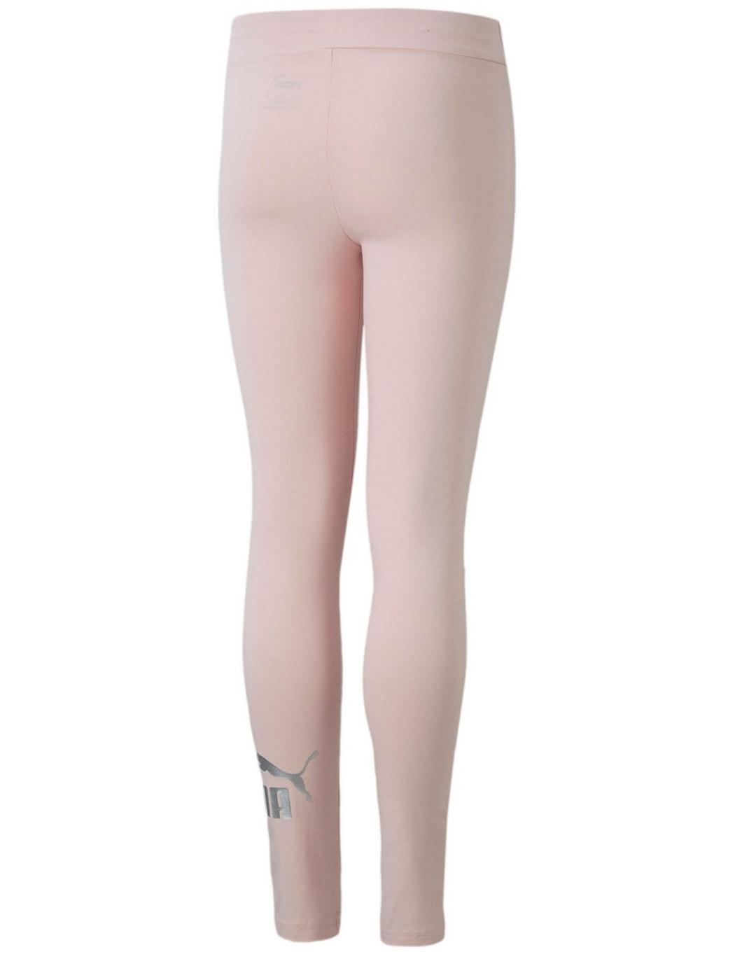Malla Puma Logo Rosa/Plata Niña