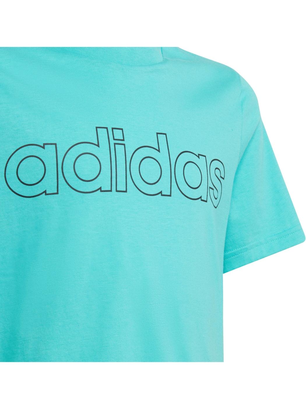 Camiseta Adidas Lin Verde Niña