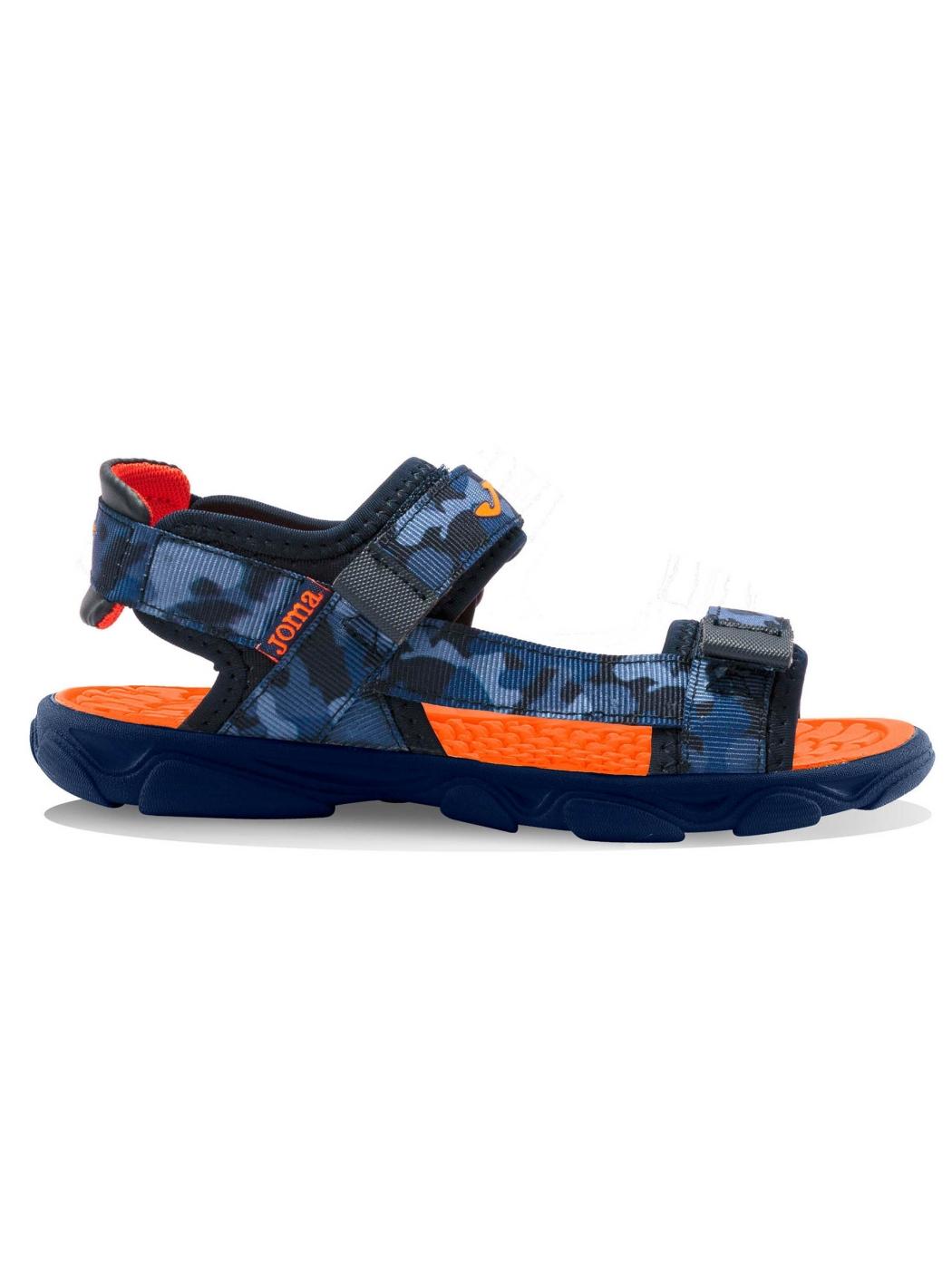 Sandalia Joma Boat Camo Marino/Naranja Niñ@