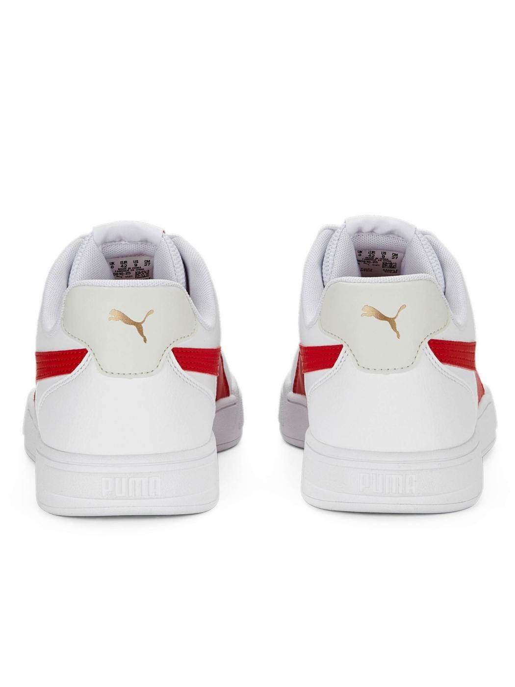 Zapatilla Puma Caven Blanco Rojo Hombre