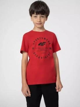 Camiseta 4F Roja Niño