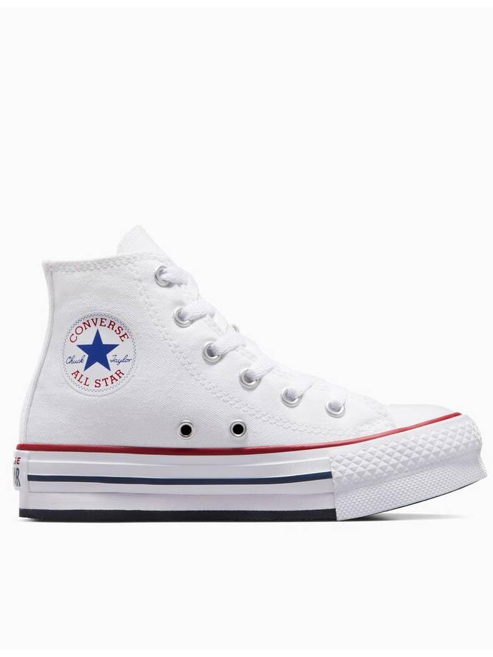 Botin Converse Platform Blanco Jr