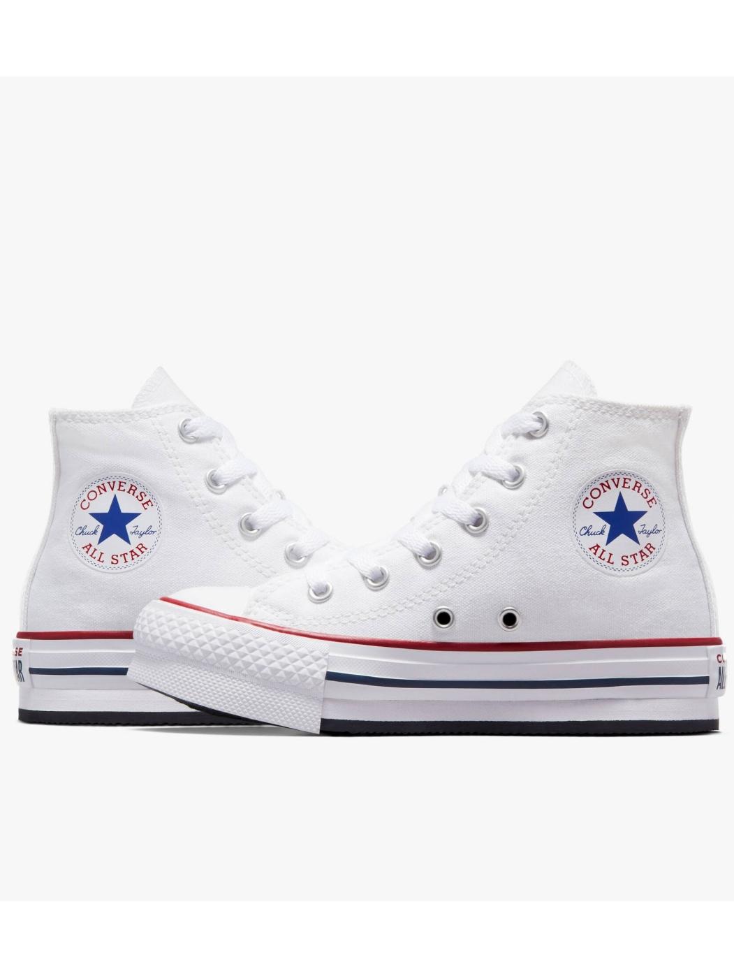 Botin Converse Platform Blanco Jr