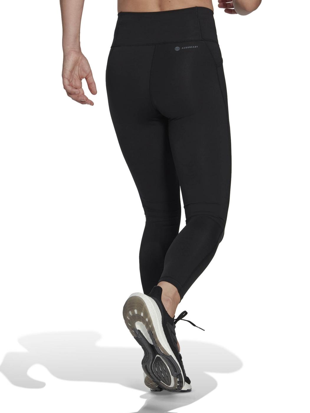 Malla Adidas Run Ess 1/1 TGT  Negra Mujer