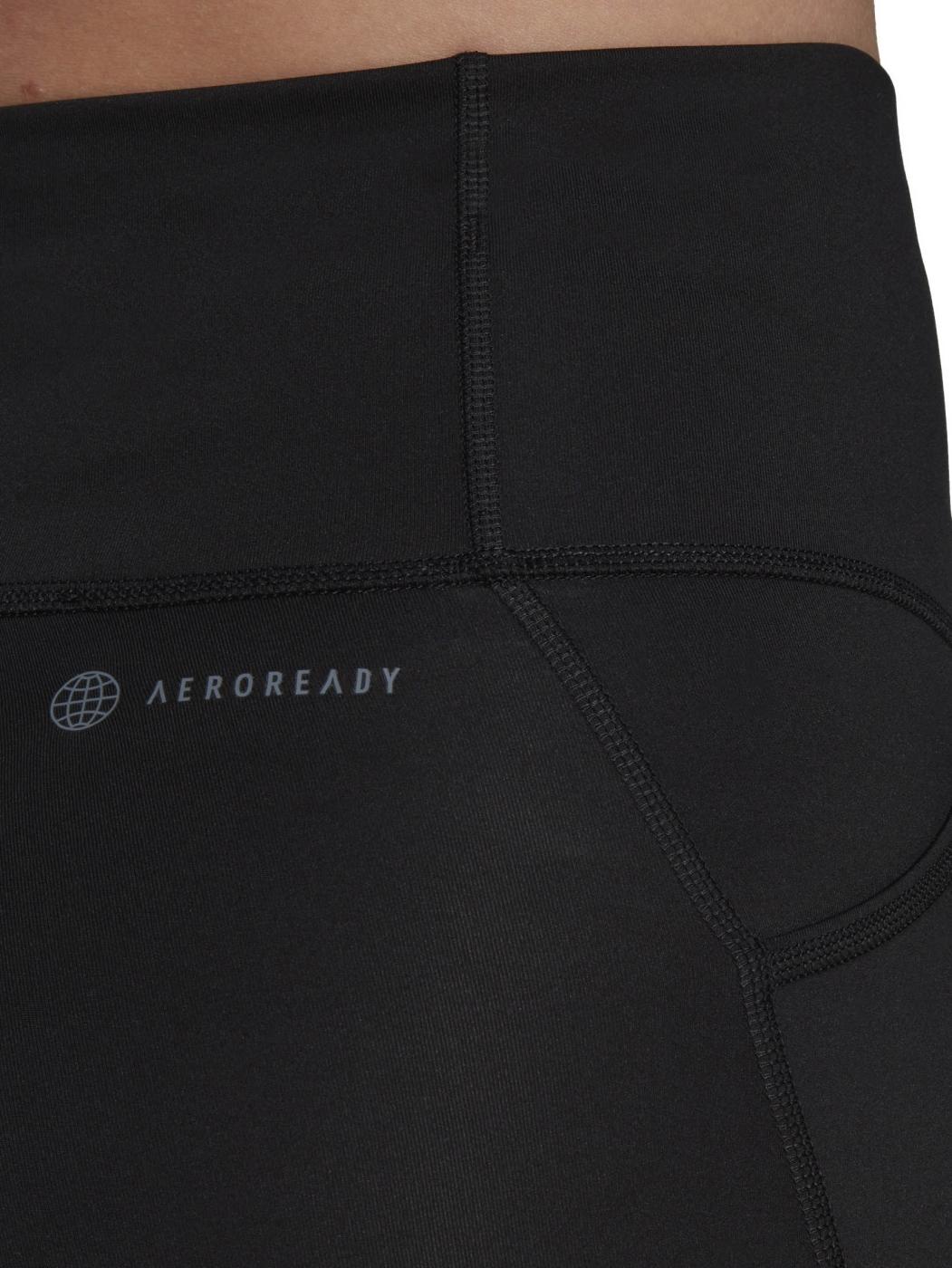 Malla Adidas Run Ess 1/1 TGT  Negra Mujer