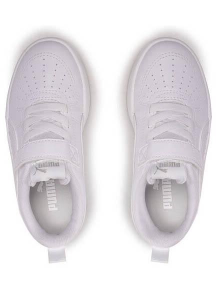 Zapatilla Puma Rickie Blanco Niño Jr