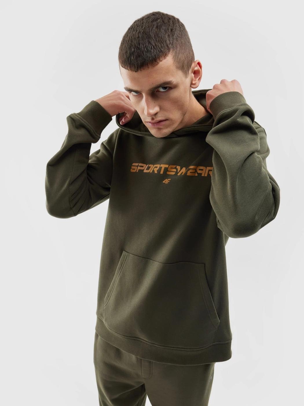 Sudadera 4F Verde Hombre