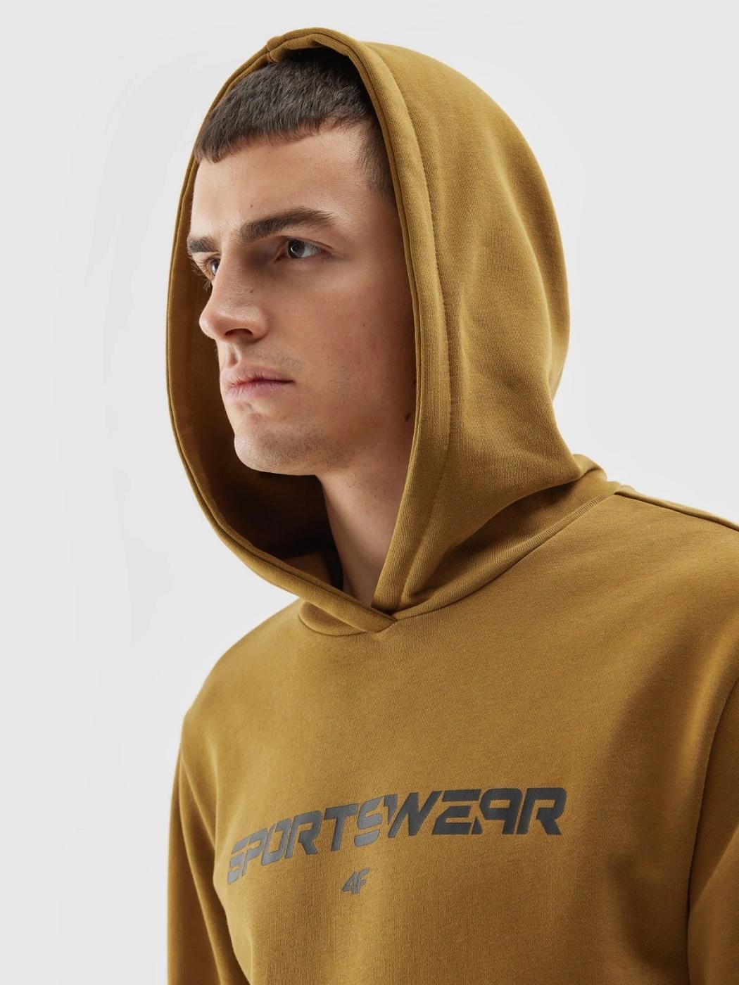 Sudadera 4F Marron Hombre