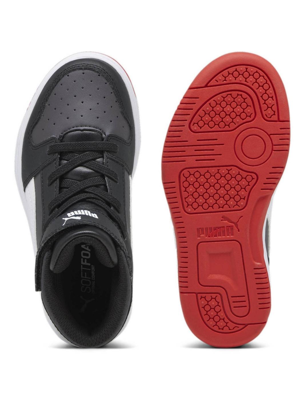 Botin Puma Rebound Layup Negro Niñ@