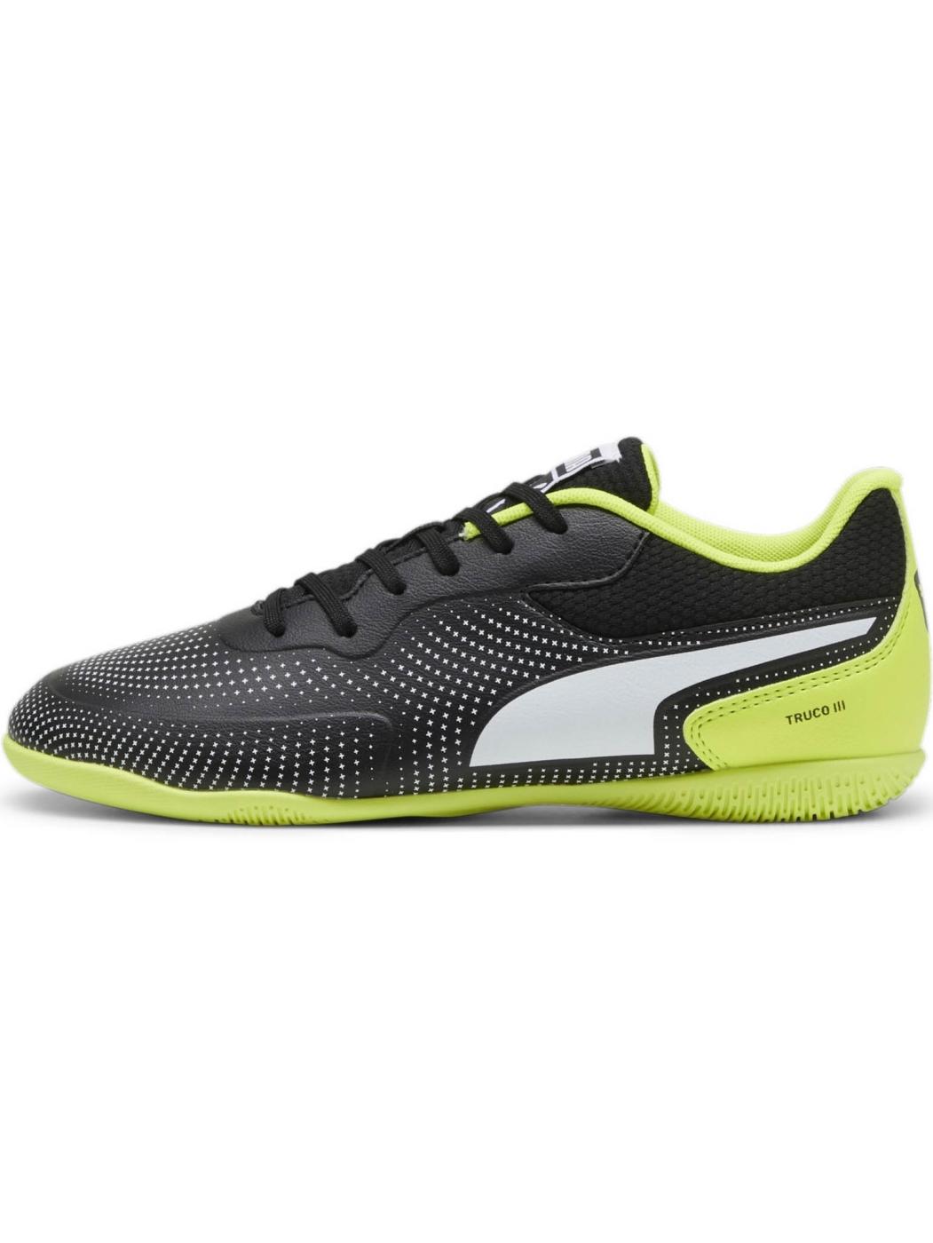 Bota Futbol Sala Puma Truco III Negro/Amarillo