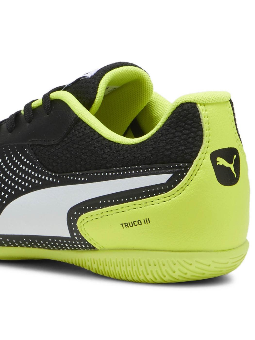 Bota Futbol Sala Puma Truco III Negro/Amarillo