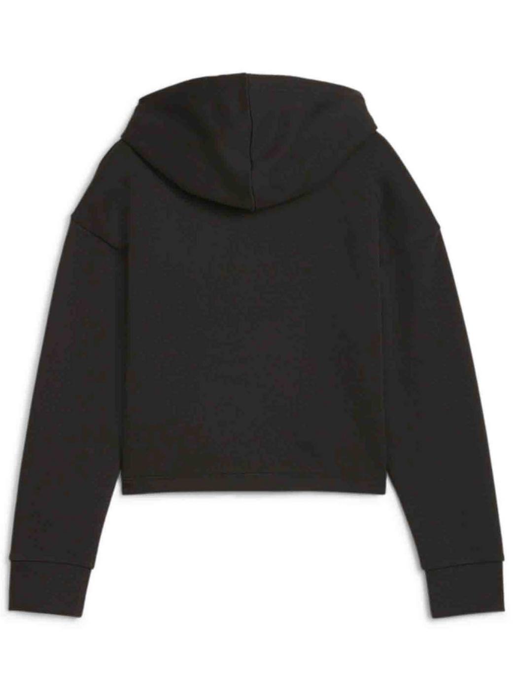 Sudadera Puma Negra Fusia Niña