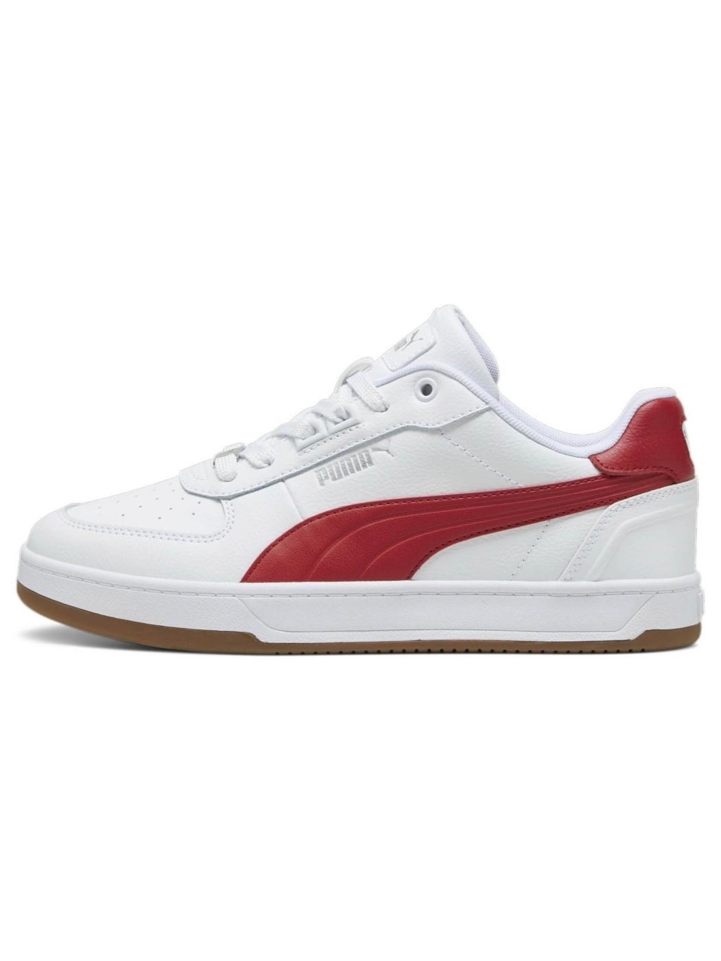 Zapatilla Puma Caven 2 Lux M Blanco/Rojo