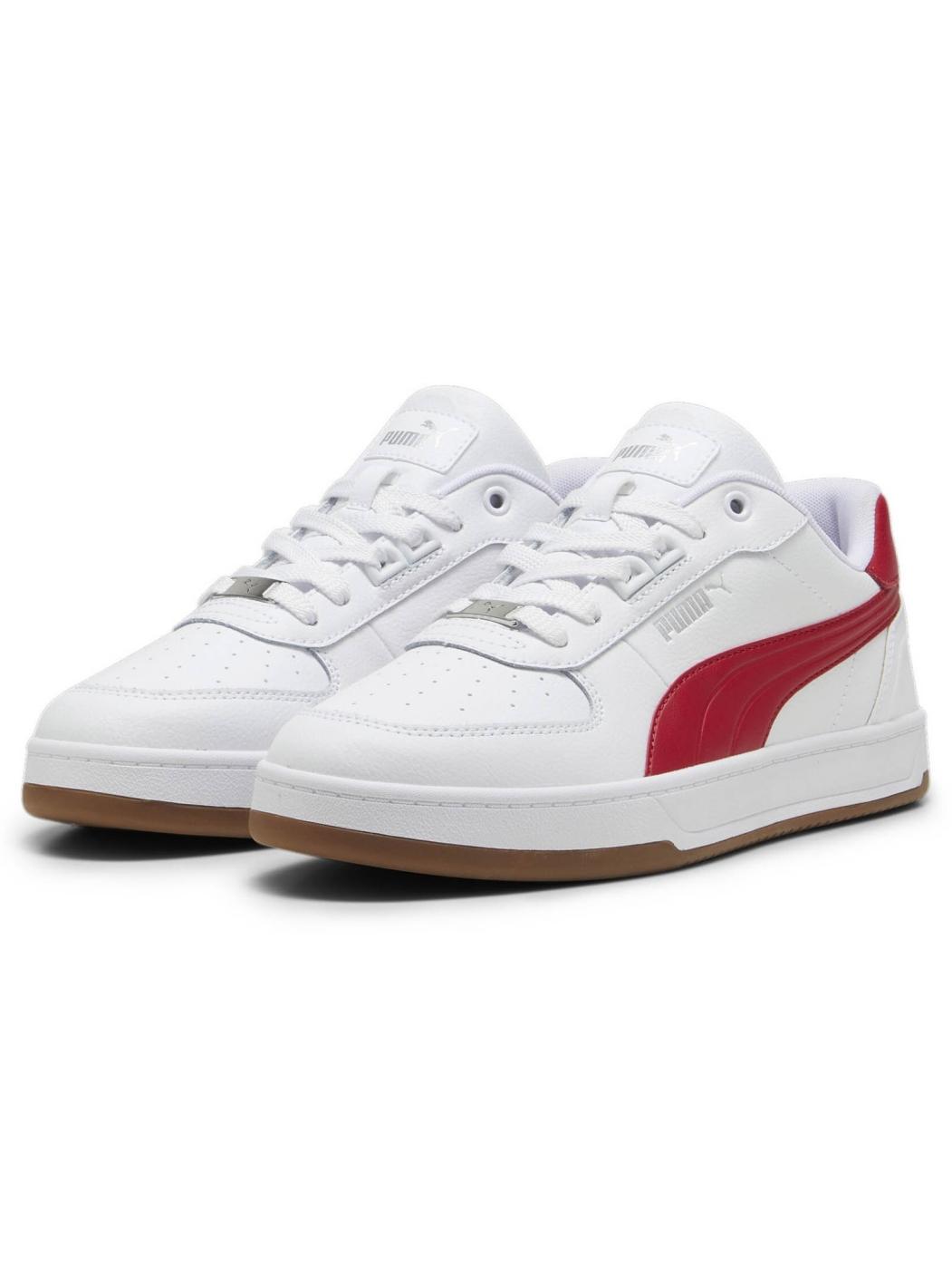Zapatilla Puma Caven 2 Lux M Blanco/Rojo