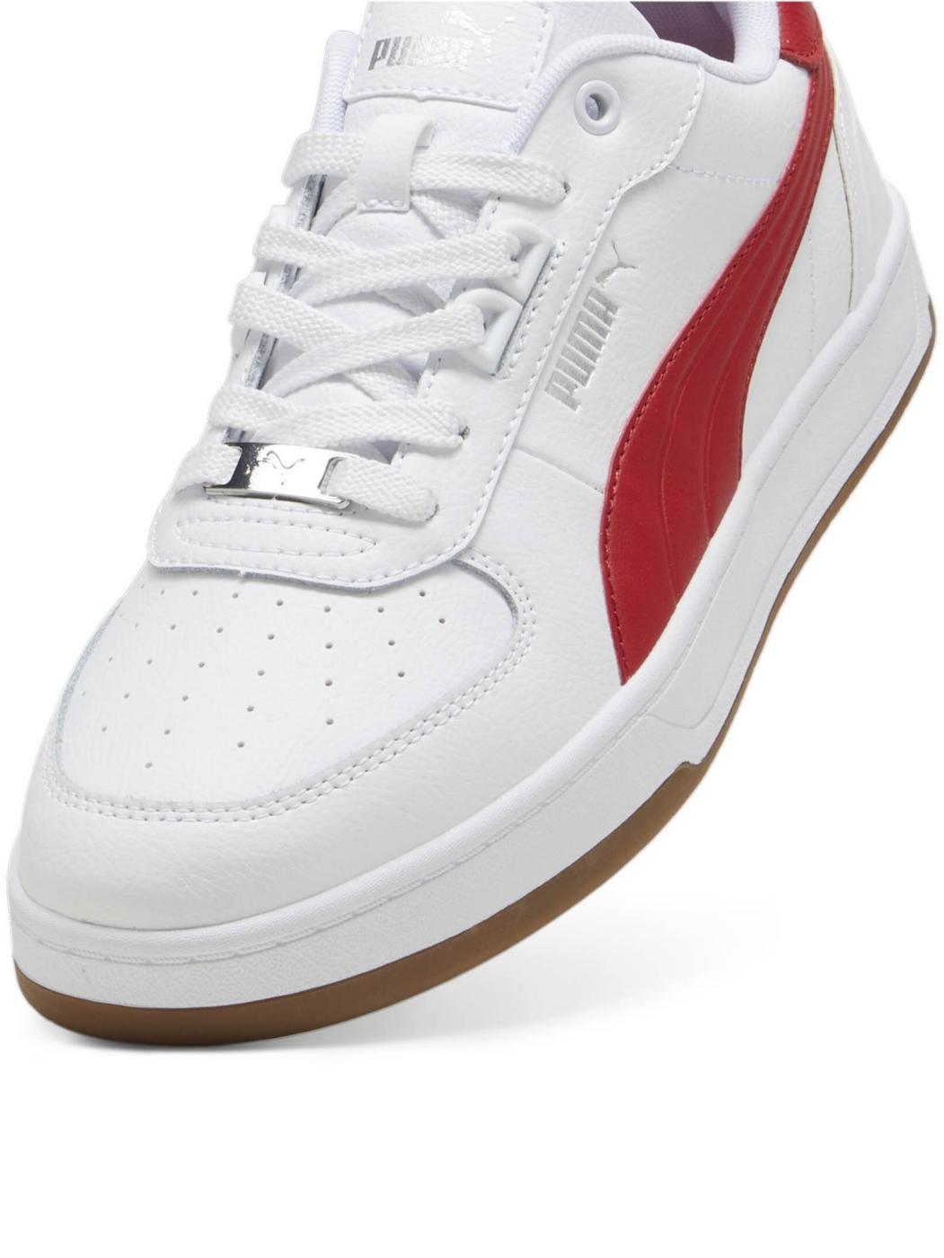 Zapatilla Puma Caven 2 Lux M Blanco/Rojo