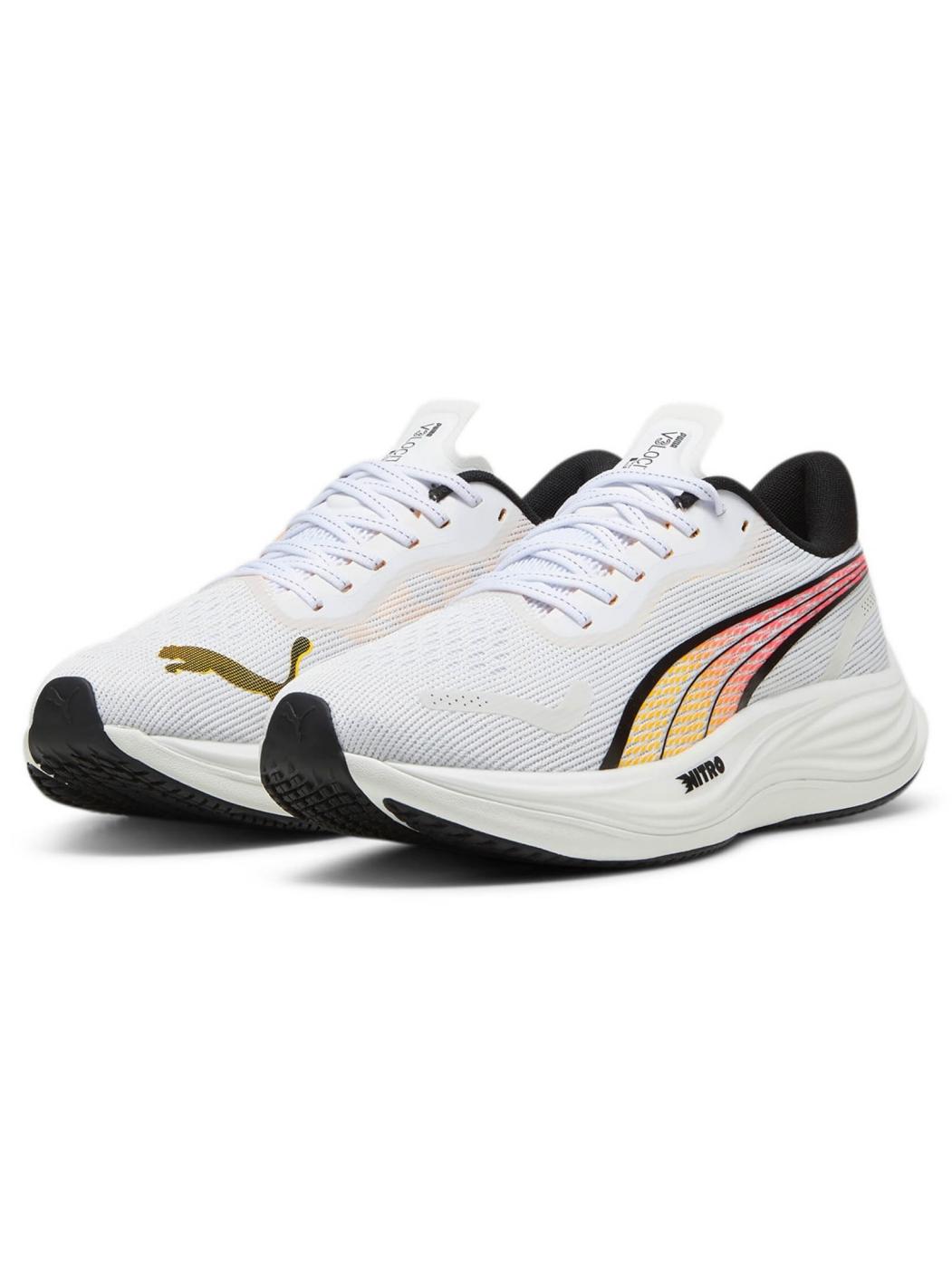 Zapatilla Puma Nitro Blanco Naranja M