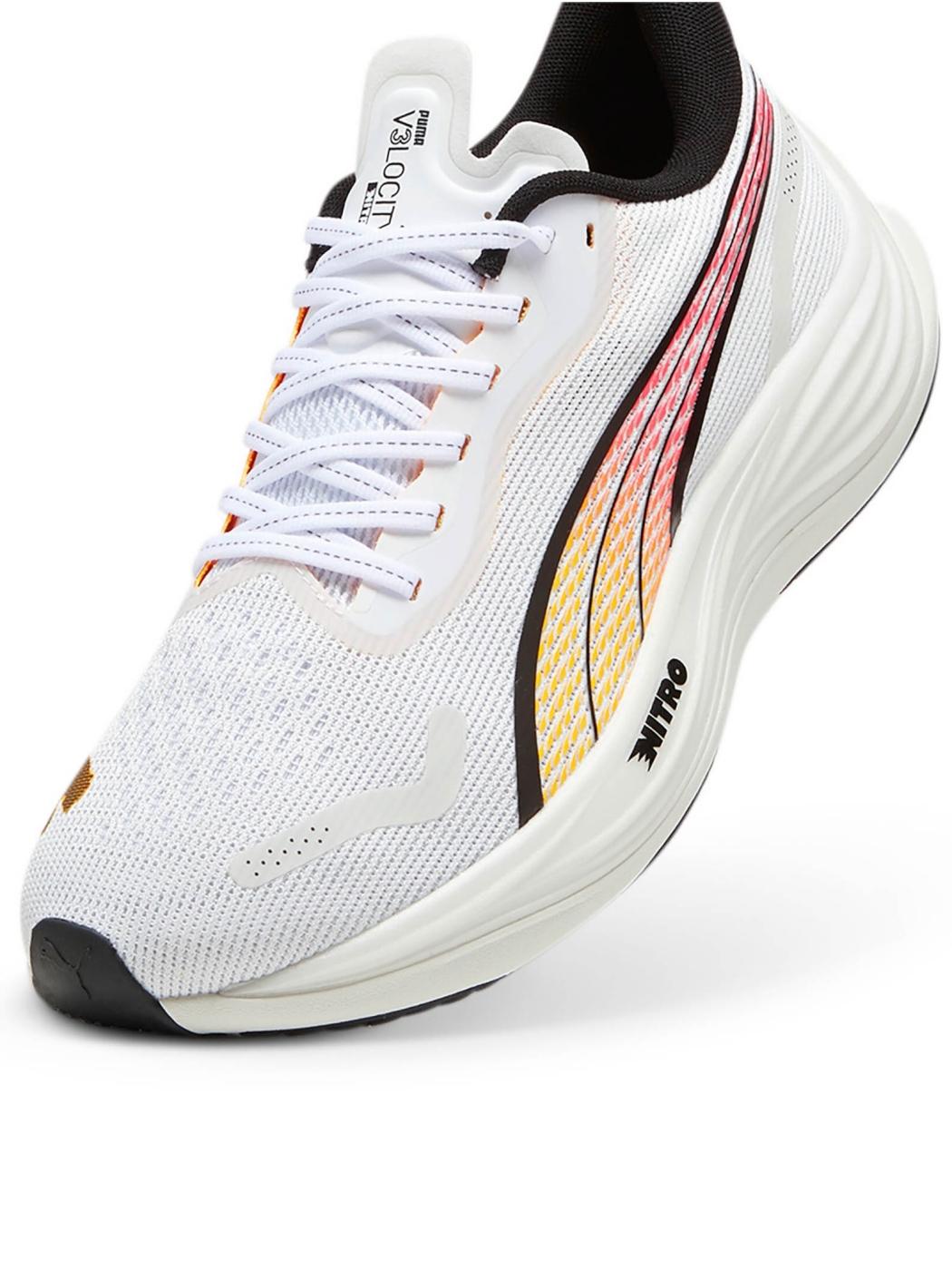 Zapatilla Puma Nitro Blanco Naranja M