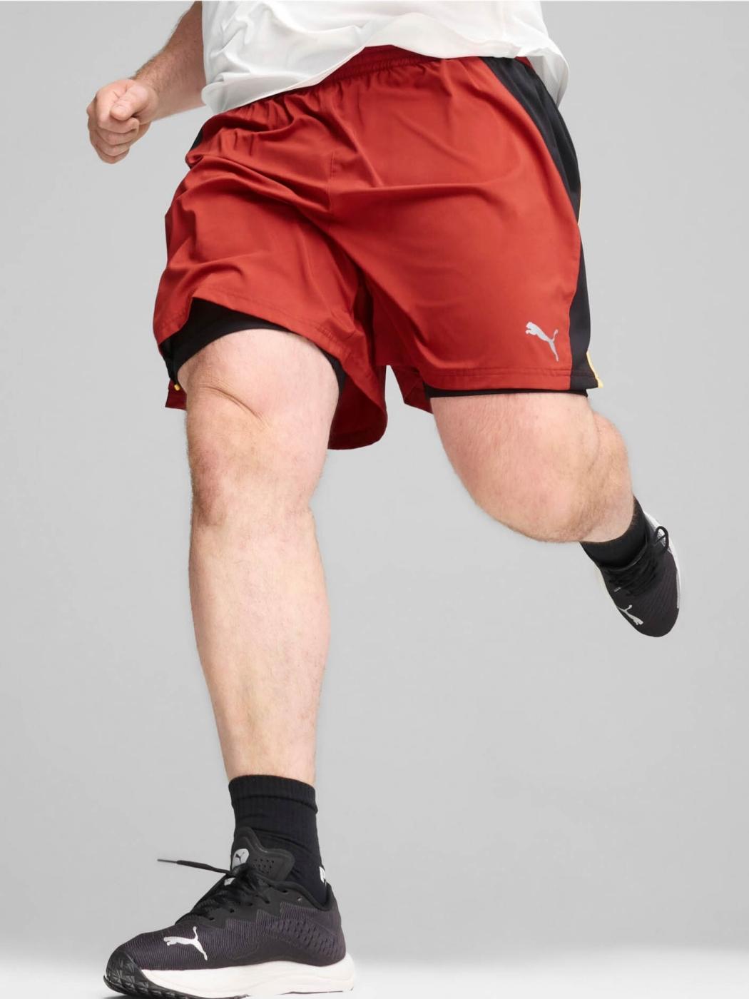 Pantalon Corto Puma Run Fav Velocity Marron M