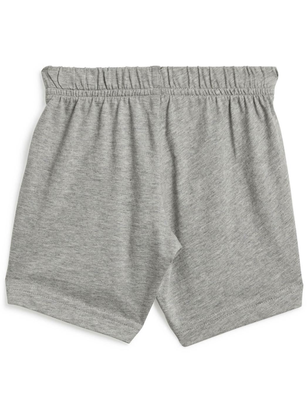 Conjunto Corto Adidas Bos Rosa/Gris Bebe