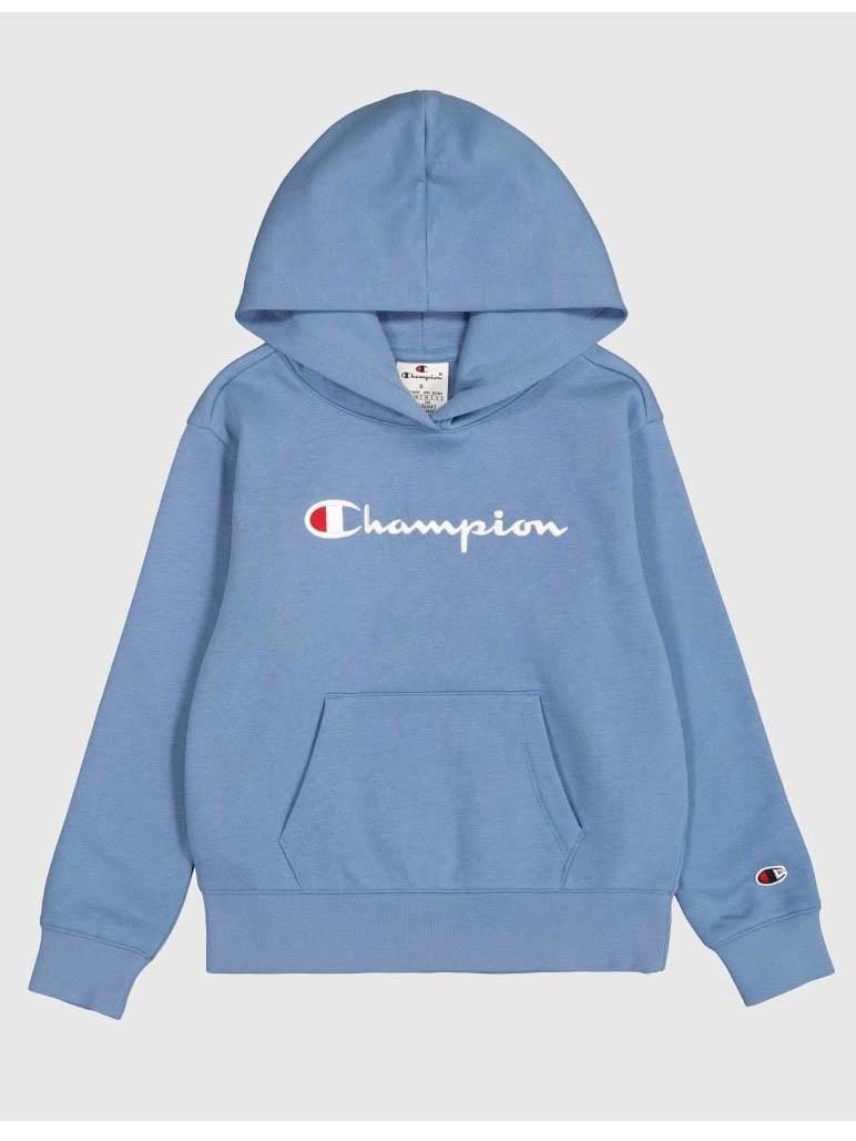 Sudadera Champion Logo Azul Jr