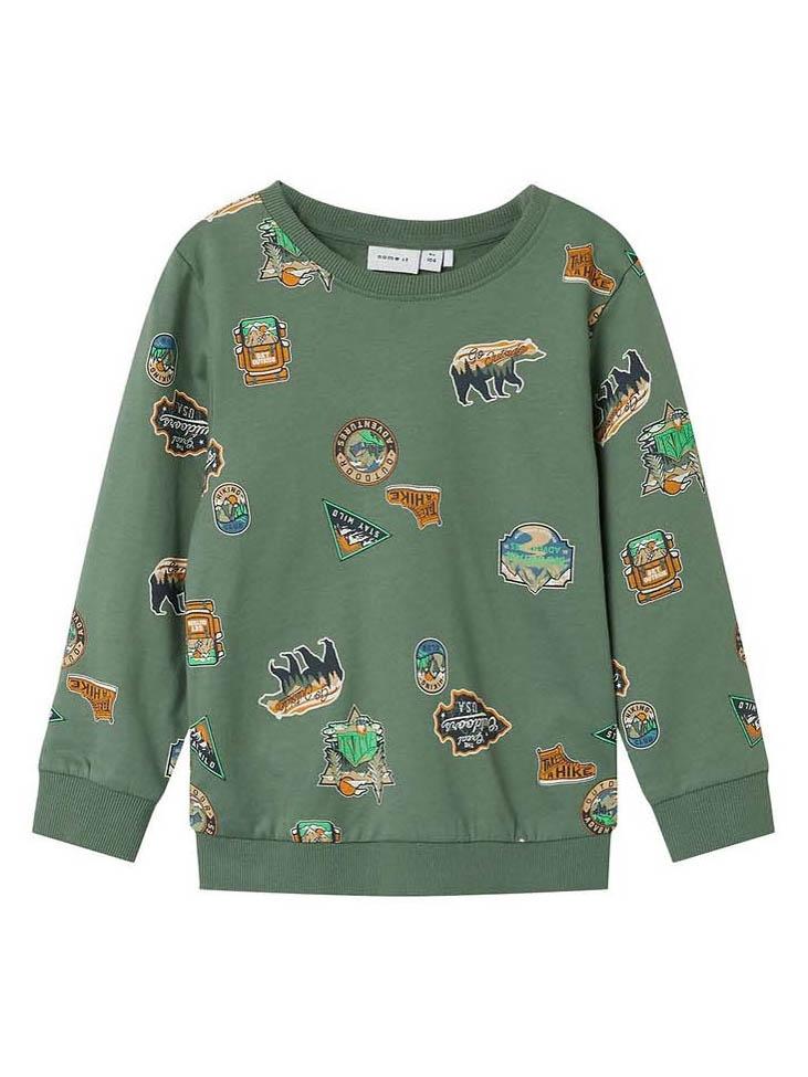 Sudadera Name It Bosque Verde Bebe