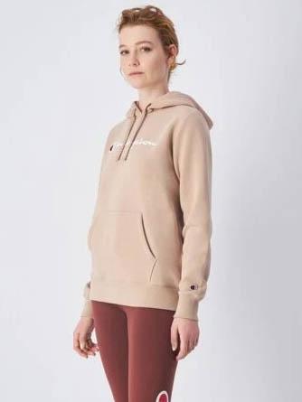 Sudadera Champion Script W Beige