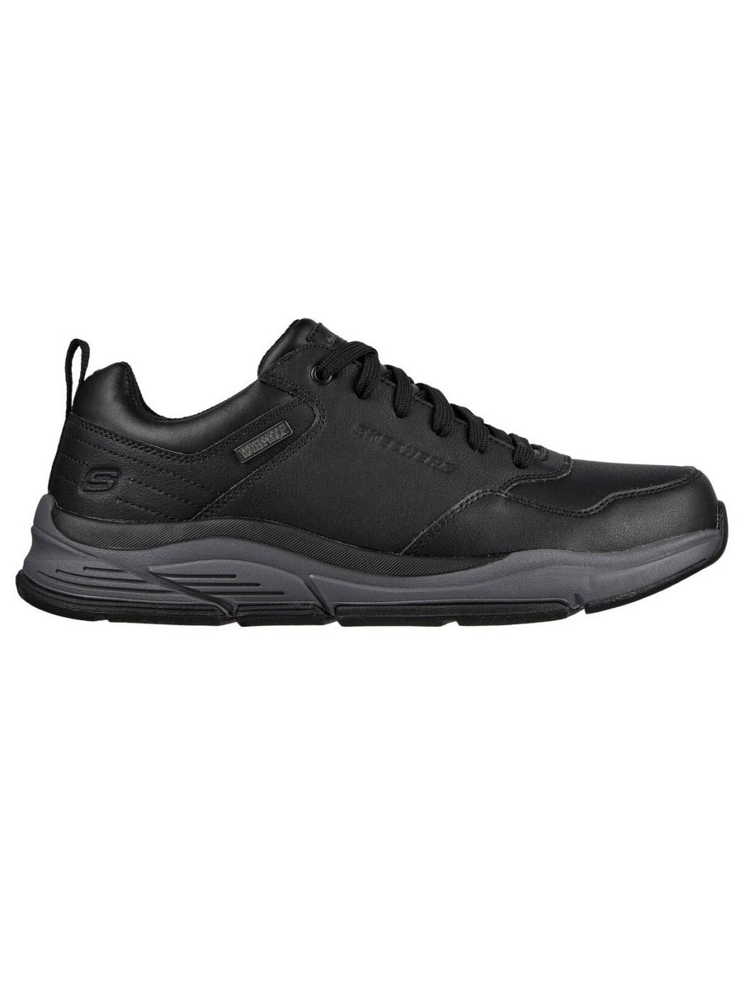 Zapatilla Skechers Bengao Piel WP M Negro