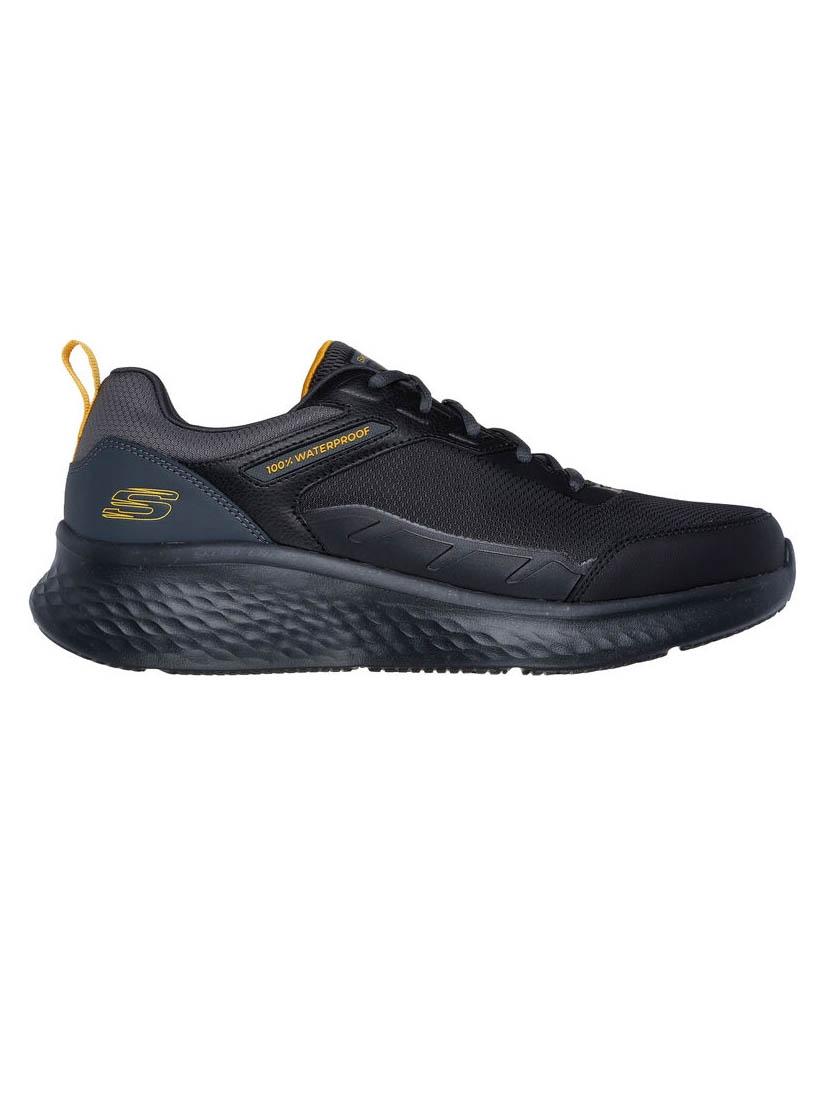 Zapatilla Skechers Lite WP M Negro/Amarillo