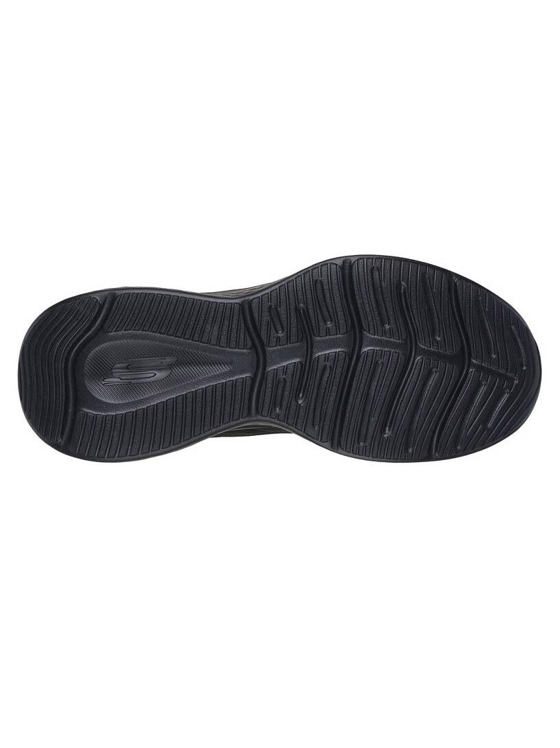 Zapatilla Skechers Lite WP M Negro/Amarillo