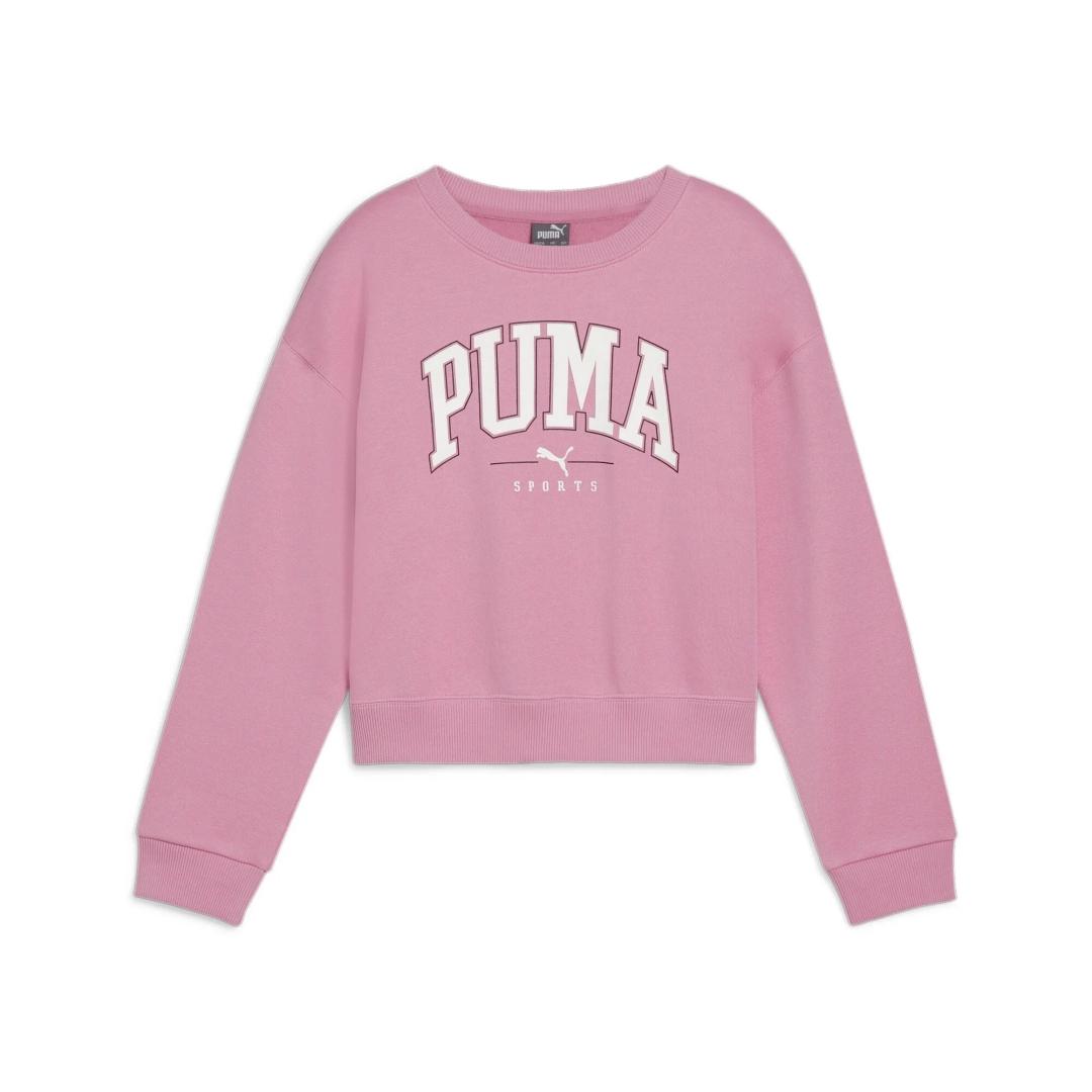 Sudadera Puma Squad Crew Rosa Jr