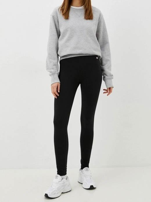 Legging Champion Script Felpa W Negro