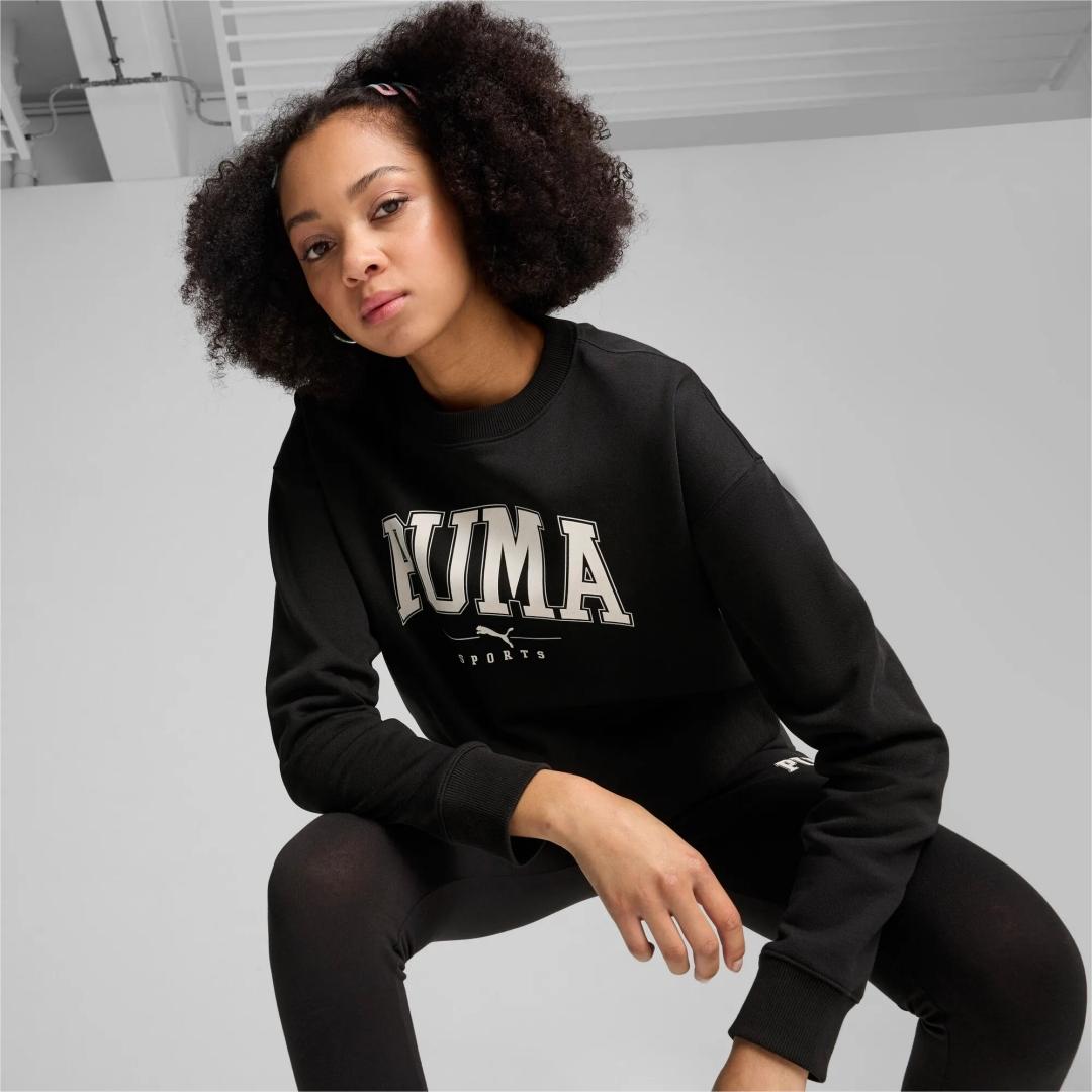 Sudadera Puma Squad Negra W