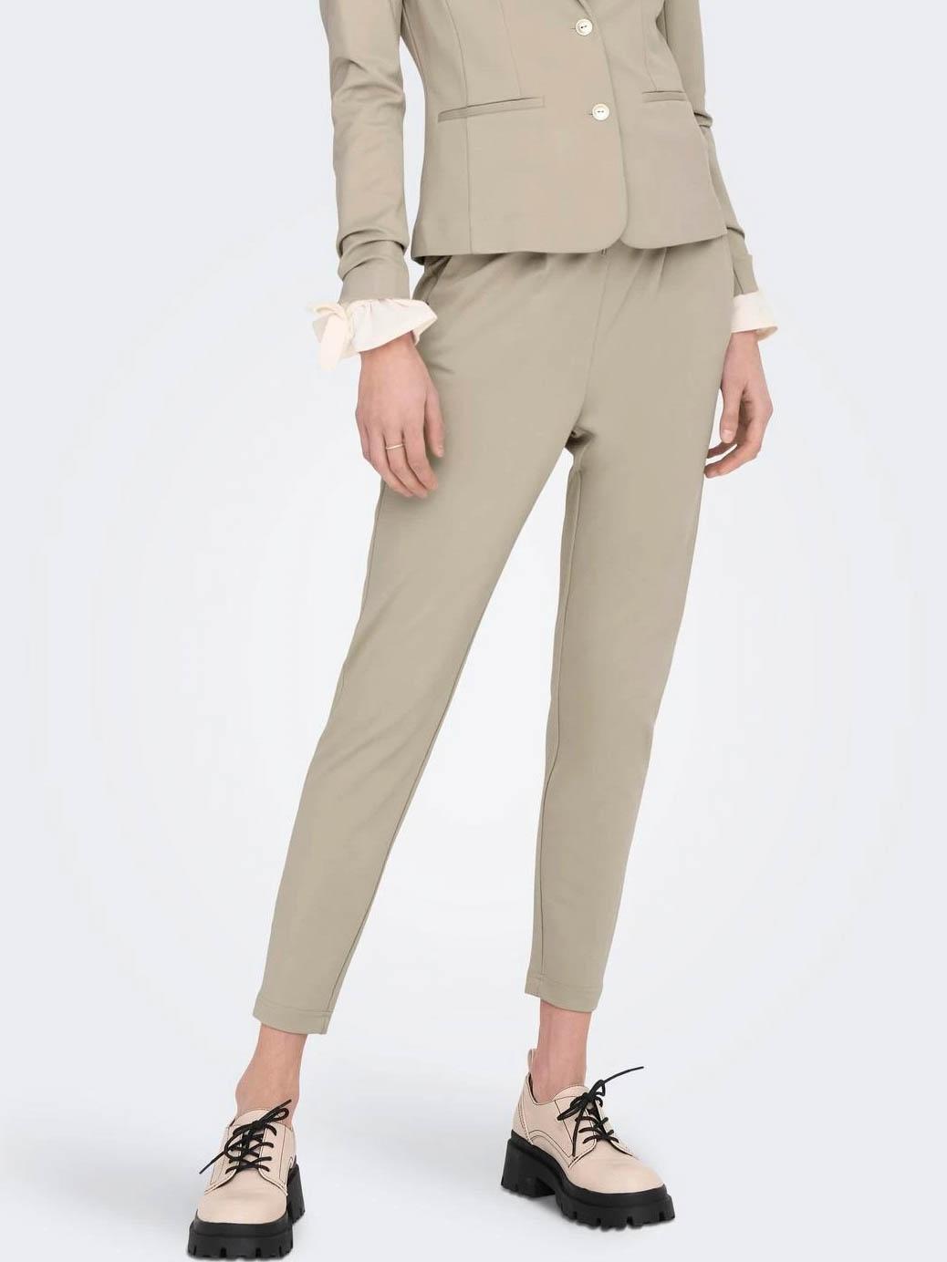 Pantalon Only W Beige